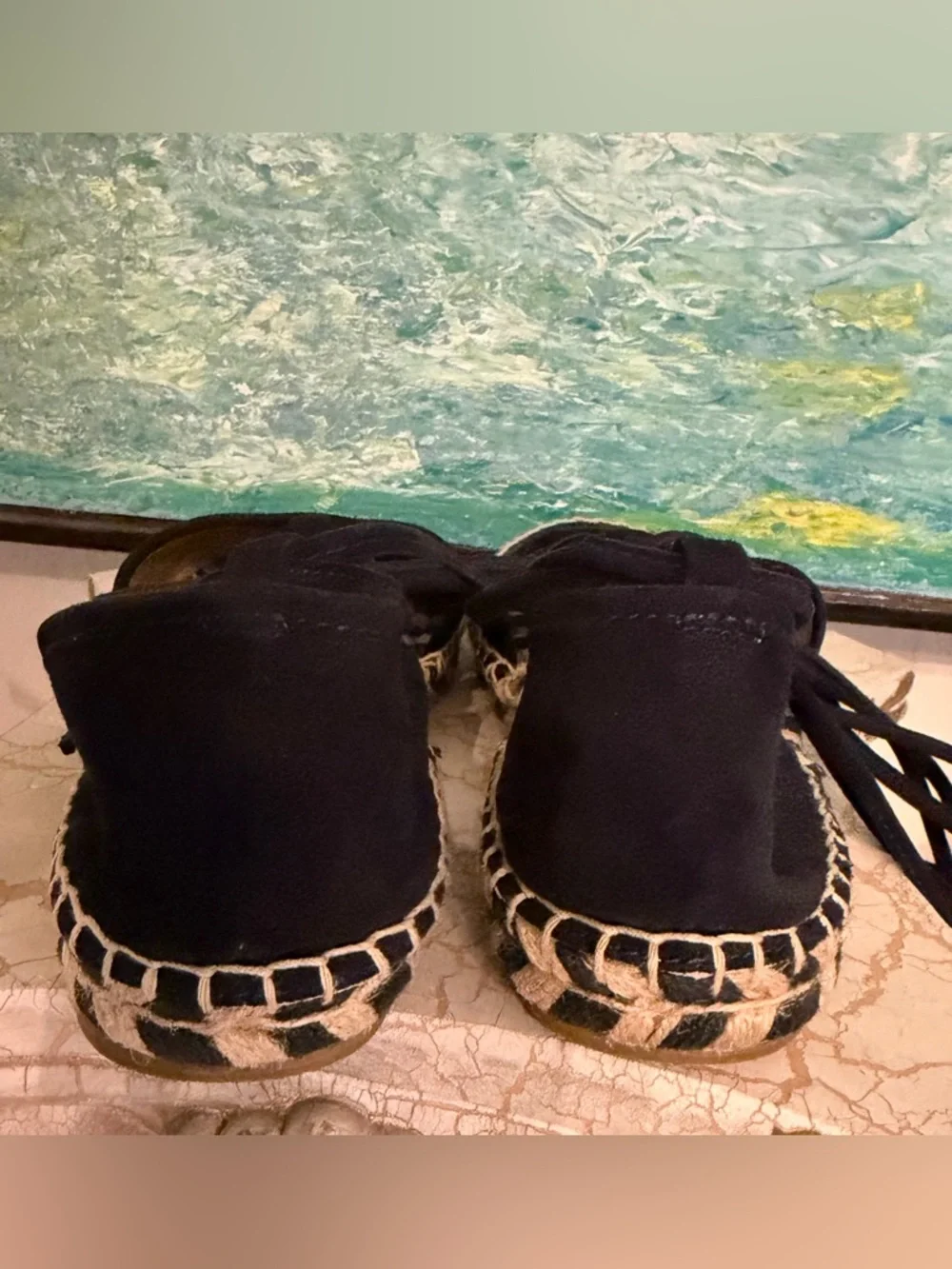 Frye suede espadrille